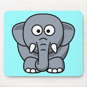 Tapis De Souris Eléphant mignon