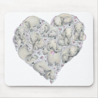 Tapis De Souris Éléphant Mousepad par Cynthia Narcisi