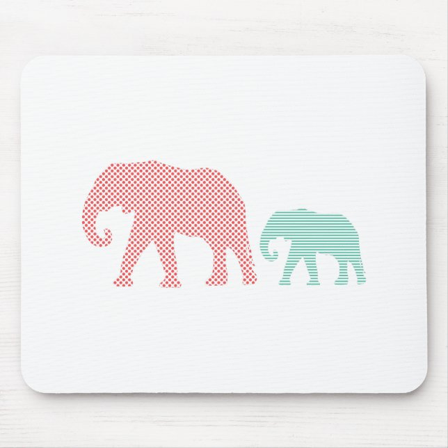 Tapis De Souris Éléphants (Devant)