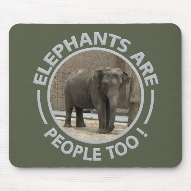Tapis De Souris ÉLÉPHANTS mousepad (Devant)