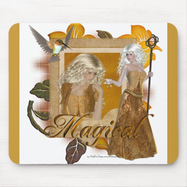 Tapis De Souris Elf Designs :: Magique par MarloDee (Devant)