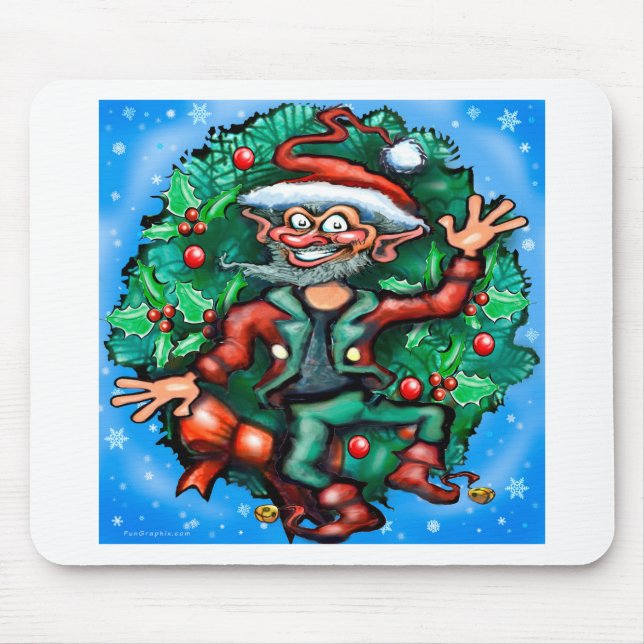 Tapis De Souris Elf Wreath (Devant)
