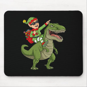 Tapis De Souris Elfe de Noël équitation Dinosaur T Rex Garçons Enf
