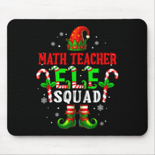 Tapis De Souris Elfe professeur de mathématiques équipe chapeau ch