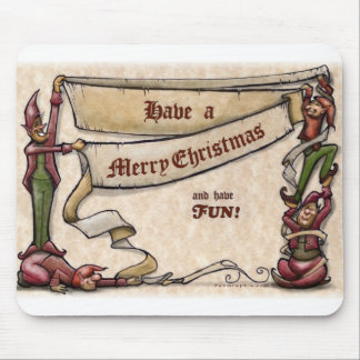 Tapis De Souris Elfes de Noël