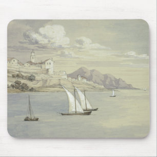 Tapis De Souris Elizabeth Murray - Portofino de la mer, Gênes