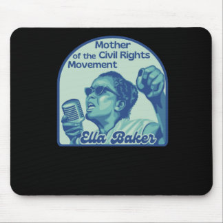 Tapis De Souris Ella Baker Portrait - Mère Des Droits Civils M