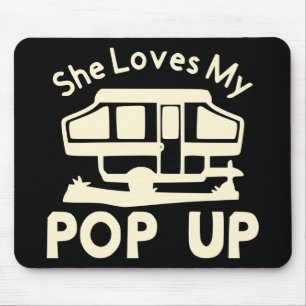 Tapis De Souris Elle Aime Mon Pop-Up #USAPatriotGraphics ©