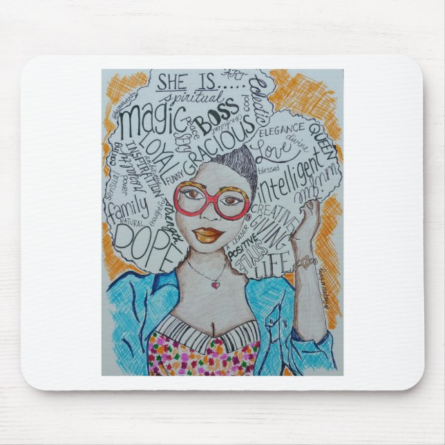 Tapis De Souris Elle est… (Devant)