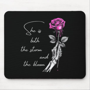 Tapis De Souris Elle est à la fois le cadeau et le cadeau en fleur
