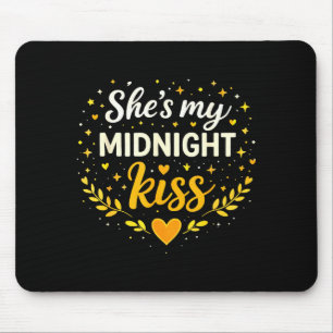 Tapis De Souris Elle est ma citation d'amour romantique de baiser