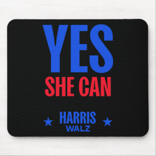 Tapis De Souris Elle peut 2024 Président d'élection Kamala Harris