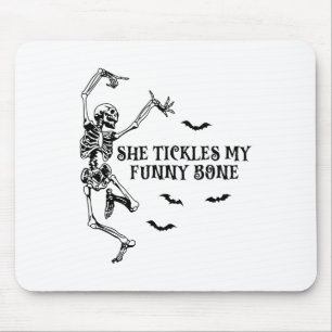 Tapis De Souris Elle Ticker Mon Os Amusant Éffrayant Couples Hallo