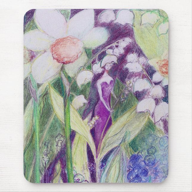 Tapis De Souris elve du muguet (Devant)