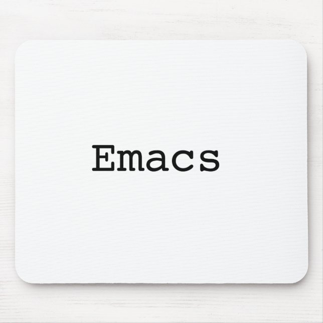 Tapis De Souris Emacs (Devant)