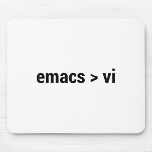 Tapis De Souris Emacs Supérieur À Vi - Code Editor Flame War - Bl