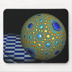 Tapis De Souris Emballage de sphère apollonienne