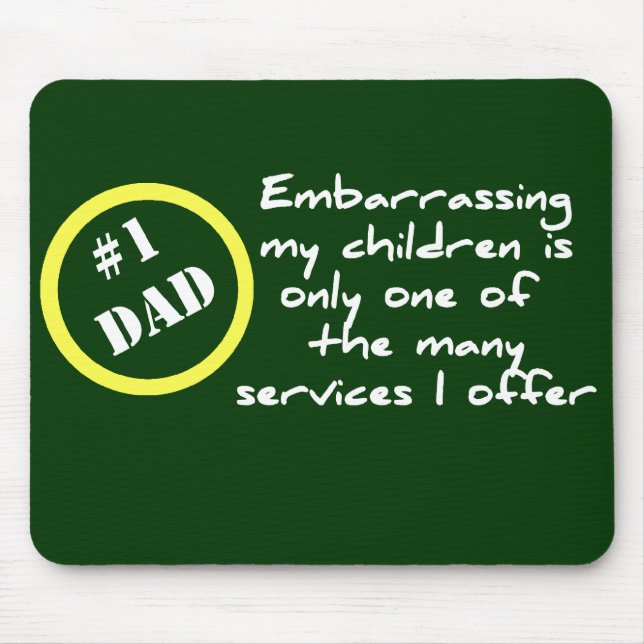 Tapis De Souris Embarras de mes enfants Mousepad (Devant)