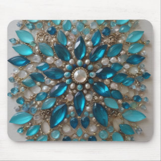 Tapis De Souris Embellished glass and stone Mousepad 4