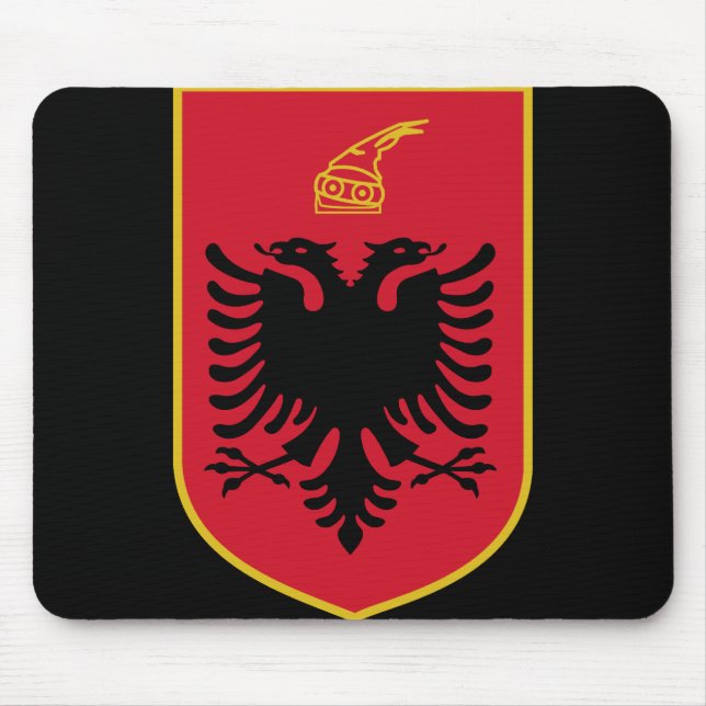 Tapis De Souris emblème albanique (Devant)