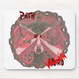 Tapis De Souris Emblème de "Chemin d'un héros" des méchants (avec 