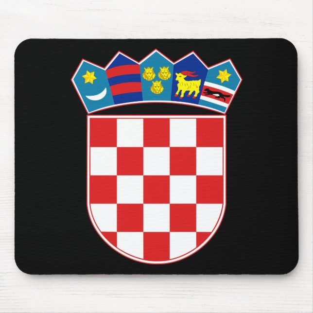 Tapis De Souris emblème de croatie (Devant)