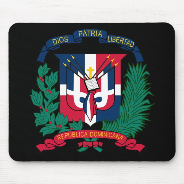 Tapis De Souris emblème de la république dominicaine (Devant)