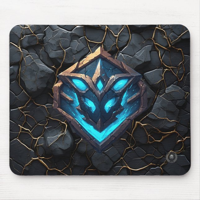 Tapis De Souris Emblème de Rune Blue Frost (Devant)