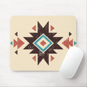 Tapis De Souris Emblème diamant boho