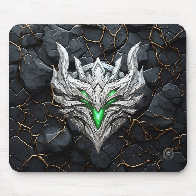 Tapis De Souris Emblème du Dragon d'Argent (Devant)