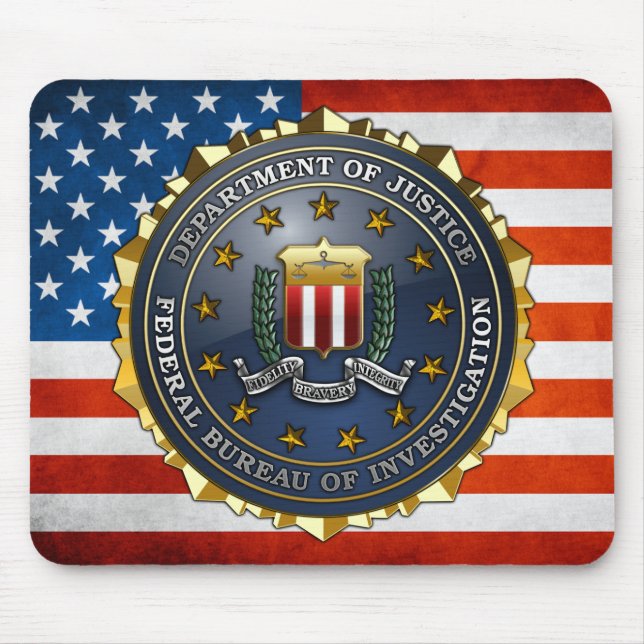 Tapis De Souris Emblème du FBI (Devant)