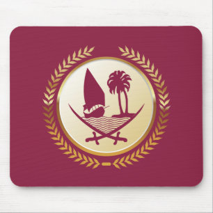Tapis De Souris Emblème du Qatar