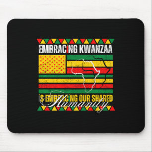 Tapis De Souris Embracer Kwanzaa Est Notre Humanité Commune Africa