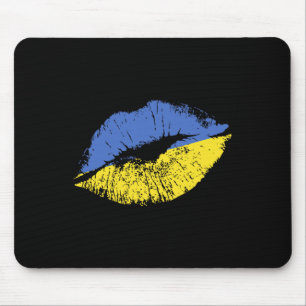 Tapis De Souris Embrassez-moi, je suis ukrainien ! Saint-Valentin