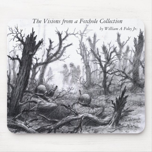 Tapis De Souris Embuscade sur une patrouille allemande Mousepad (Devant)