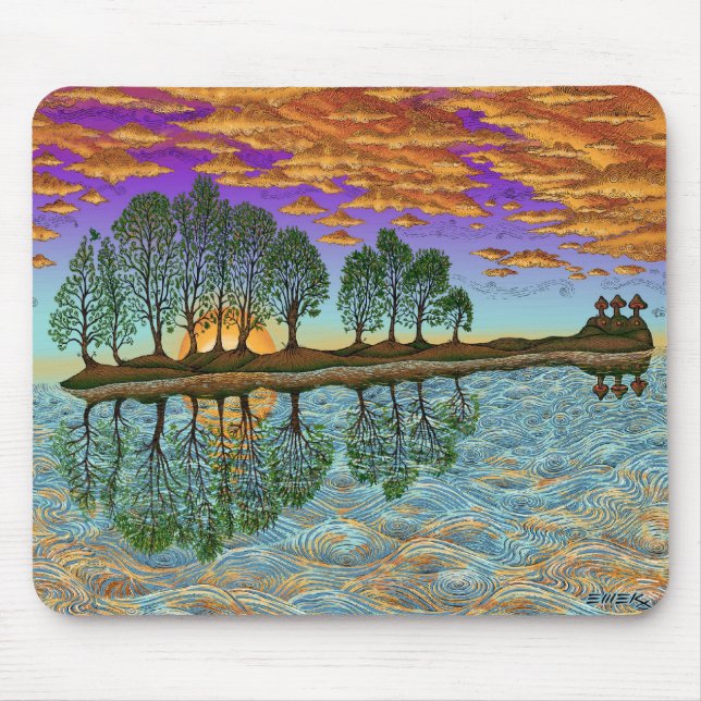 Tapis De Souris emek_lake_guitar_mousepad (Devant)