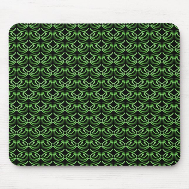 Tapis De Souris Emerald Green Radiant Elegance Mousepad (Devant)