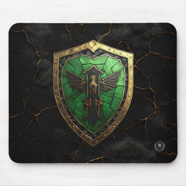 Tapis De Souris Emerald Guardian Eagle Gaming  (Devant)