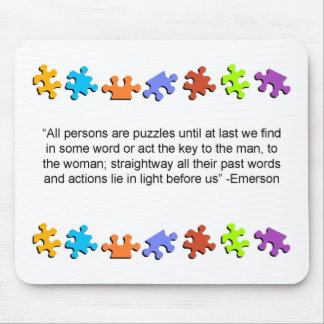 Tapis De Souris Emerson Quote mousepad