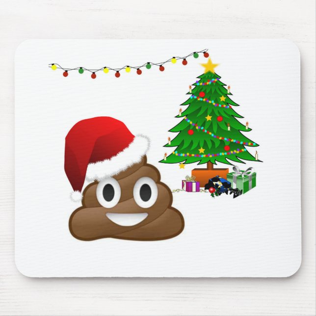 Tapis De Souris emoji de noël (Devant)