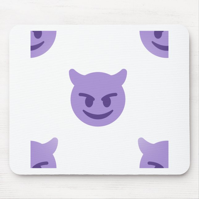 Tapis De Souris emoji diable (Devant)