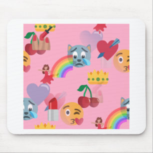 Tapis De Souris emoji fille