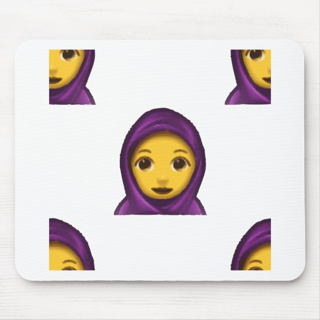Tapis De Souris emoji hajib (Devant)