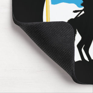 Tapis De Souris Empire de tabouret de drapeau d'Ertugrul Bey Kayi