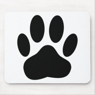 Tapis De Souris Empreinte de chien