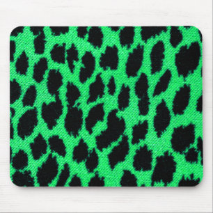 Tapis De Souris Empreinte de léopard vert