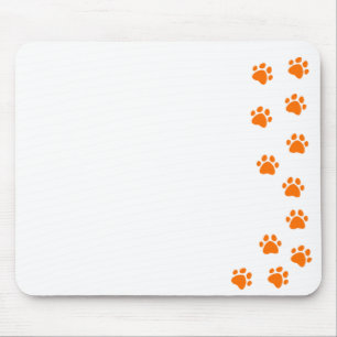 Tapis De Souris empreinte de patte - ajoutez votre propre nom ou r