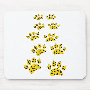 Tapis De Souris Empreinte de patte Cheetah