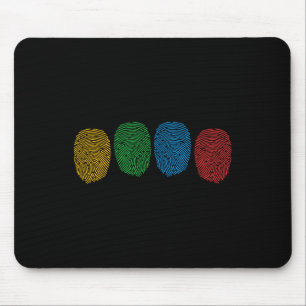 Tapis De Souris Empreinte Sensibilisation sur l'autisme Neurodiver