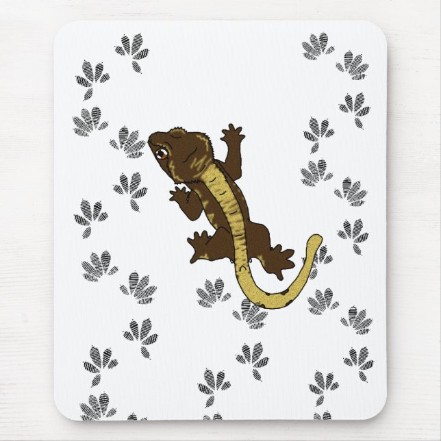 Tapis De Souris empreintes de pas de crestie (mousepad) (Devant)